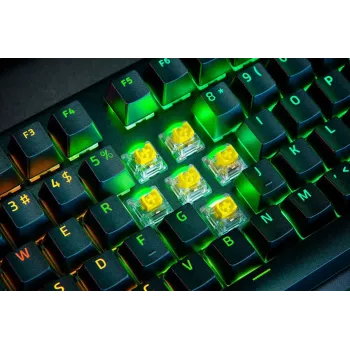 Razer BlackWidow V4 Pro klaviatūra žaidimams USB QWERTY US International juoda mechaninė RGB LED