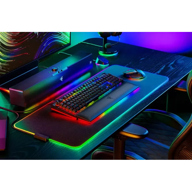 Razer BlackWidow V4 Pro klaviatūra žaidimams USB QWERTY US International juoda mechaninė RGB LED