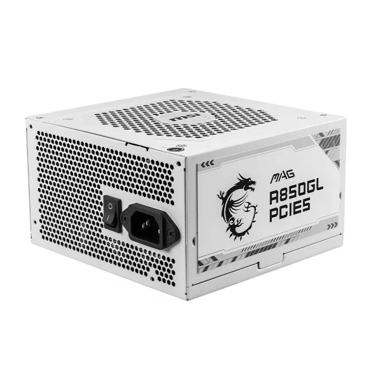 MSI MAG A850GL PCIE5 WHITE maitinimo blokas 850 W 20+4 pin ATX ATX