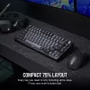Mechaninė žaidimų klaviatūra Corsair K65 PLUS WIRELESS RGB Wireless USB Juoda