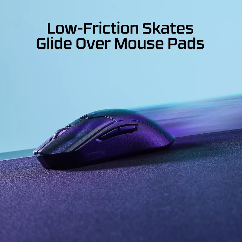 HyperX Pulsefire Haste 2 Core Wls – Belaidė žaidimų pelė (Juoda/Juoda)