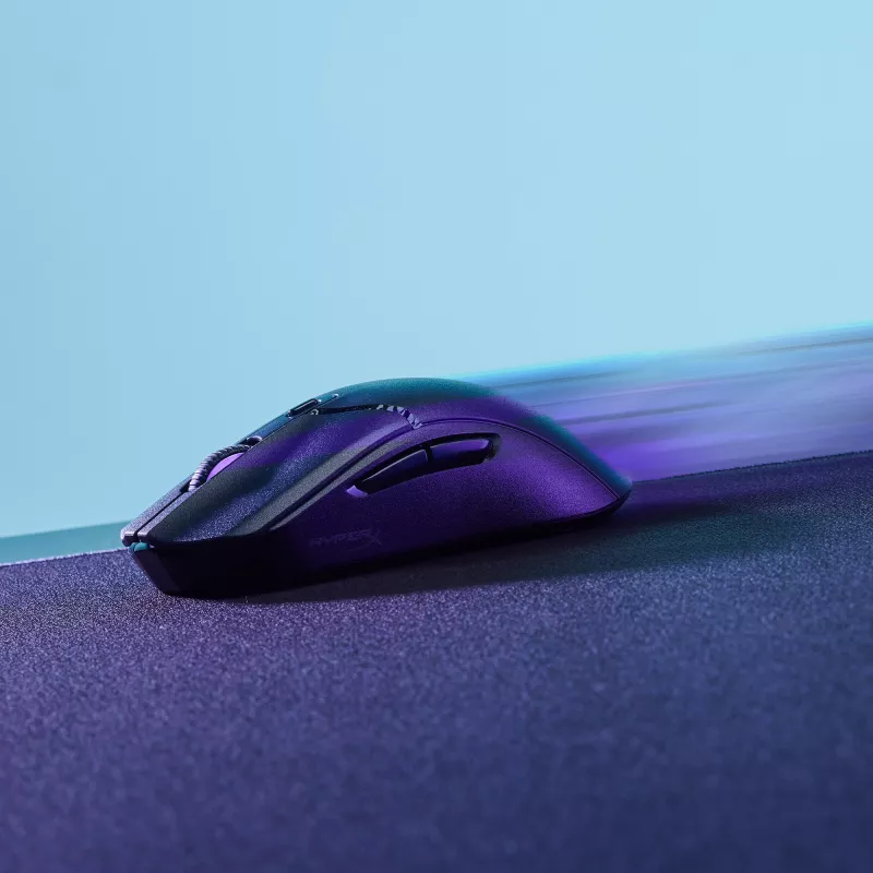HyperX Pulsefire Haste 2 Core Wls – Belaidė žaidimų pelė (Juoda/Juoda)