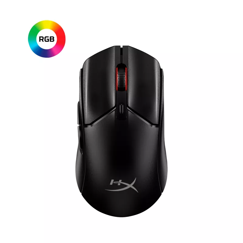 HyperX Pulsefire Haste 2 Core Wls – Belaidė žaidimų pelė (Juoda/Juoda)
