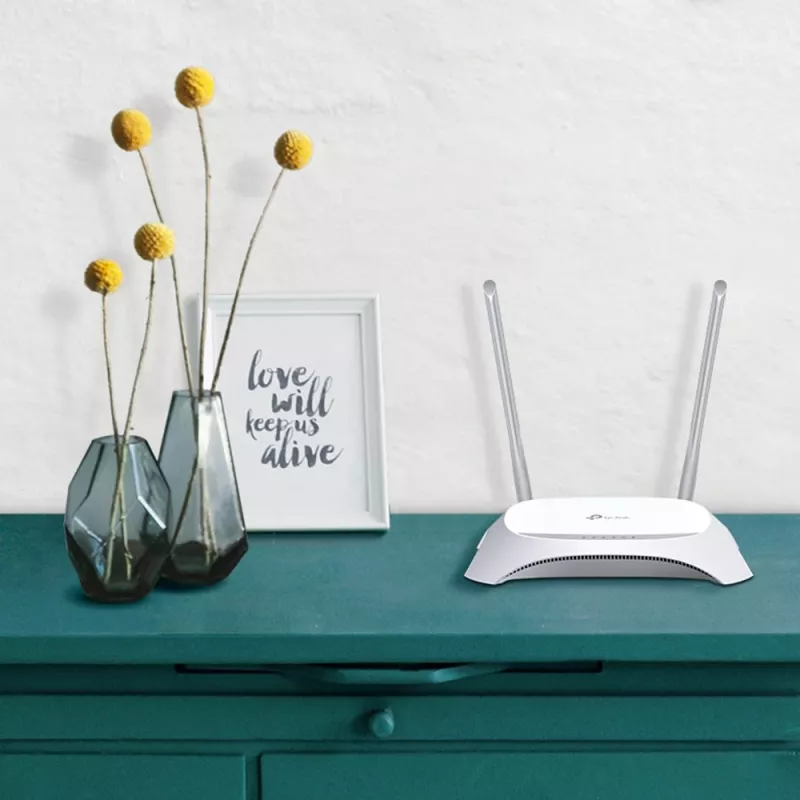 TP-Link TL-MR3420 belaidis maršrutizatorius Fast Ethernet vieno dažnio (2,4 GHz) juoda, balta