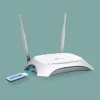 TP-Link TL-MR3420 belaidis maršrutizatorius Fast Ethernet vieno dažnio (2,4 GHz) juoda, balta