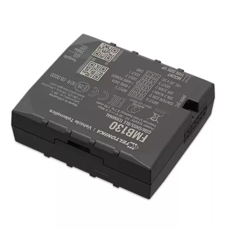 GPS sekiklis Teltonika FMB130 automobiliui Juodas