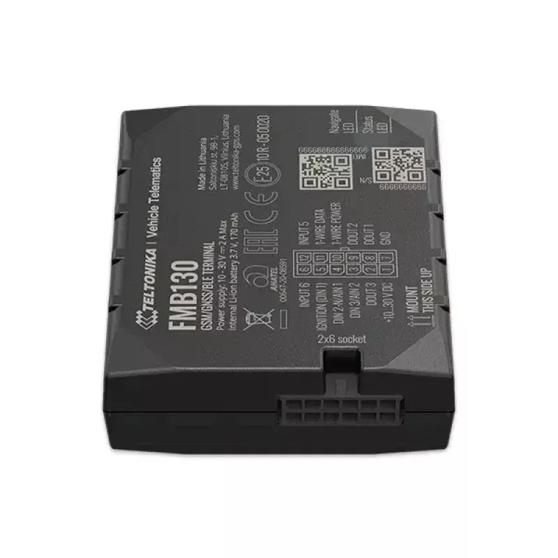 GPS sekiklis Teltonika FMB130 automobiliui Juodas