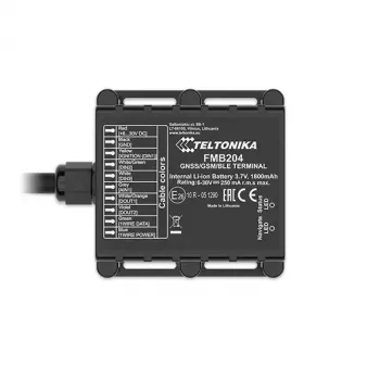 GPS seklys Teltonika FMB204 universalus juodas viena SIM 1800 mAh