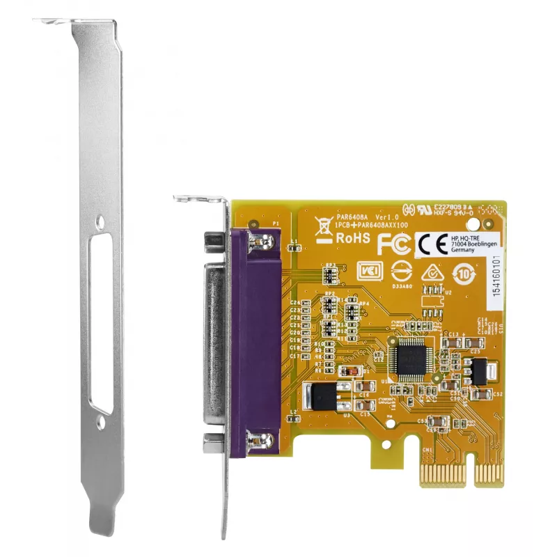 HP PCIe x1 lygiagretaus prievado kortelė