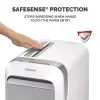 Popieriaus smulkintuvas Fellowes LX Series LX221, mikro pjūvis, 20 lapų, P-5, 30 l, baltas