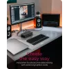 ICY BOX IB-DK8801-TB4 Belaidis Thunderbolt 4 dokas, antracitas, juoda