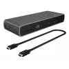 ICY BOX IB-DK8801-TB4 Belaidis Thunderbolt 4 dokas, antracitas, juoda