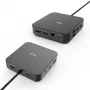 i-tec USB-C HDMI Dual DP dokų stotelė su 100 W įkrovimu