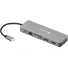 Sandberg USB-C 13-in-1 kelioninis dokas, USB Type-C, 100 W Power Delivery, Ethernet 1000 Mbit/s