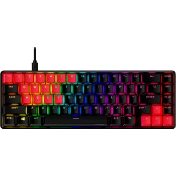 HyperX guminiai klavišų dangteliai - žaidimų aksesuarų rinkinys - Raudoni (US išdėstymas)