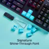 HyperX guminiai klavišų dangteliai - žaidimų aksesuarų rinkinys - Raudoni (US išdėstymas)