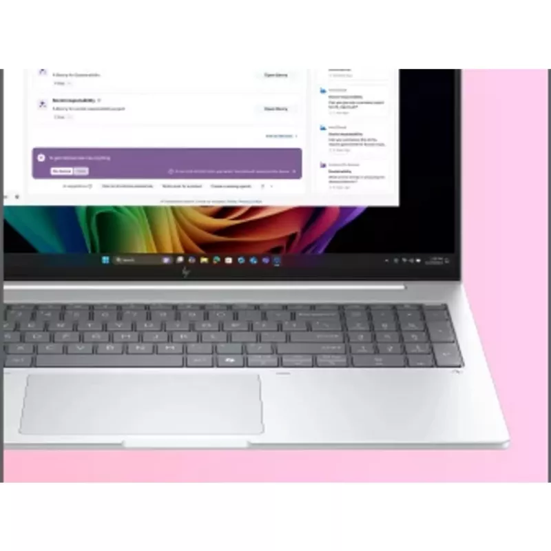 Nešiojamas kompiuteris HP EliteBook 8 G1a Next Gen AI Copilot+ AMD Ryzen AI 5 340 16 colių WUXGA 24 GB DDR5 512 GB SSD Wi‑Fi 7 Windows 11 Pro Sidabrinis