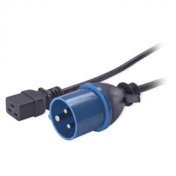 APC maitinimo laidas, C19 – IEC309 16A, 2,5 m