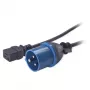 APC maitinimo laidas, C19 – IEC309 16A, 2,5 m