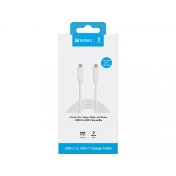 USB-C įkrovimo laidas Sandberg 136-17 2 m 65 W