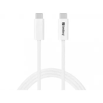 Laidas Sandberg USB-C>USB-C USB4 240W 40Gbps 1m baltas