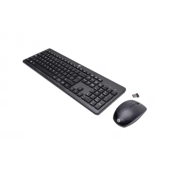 Belaidė klaviatūra ir pelė HP 230 Full-size Juoda