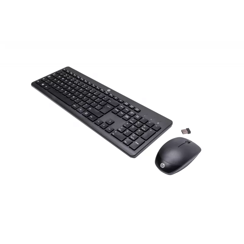 Belaidė klaviatūra ir pelė HP 230 Full-size Juoda