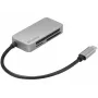 Sandberg USB-C Multi Card Reader Pro, CF, MMC, MicroSD (TransFlash), SD, SDHC, SDXC, xD, juoda, USB 3.2 Gen 1 (3.1 Gen 1) Type-C, 1 vnt., 82 mm, 23 mm