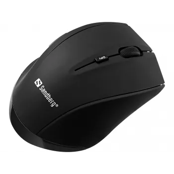 Sandberg Wireless Mouse Pro, dešinei rankai, optinis, RF belaidis, 1600 DPI, juoda