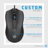 HP Wired Mouse 100, ambidekstrinė, optinė, USB Type-A, 1600 DPI, juoda
