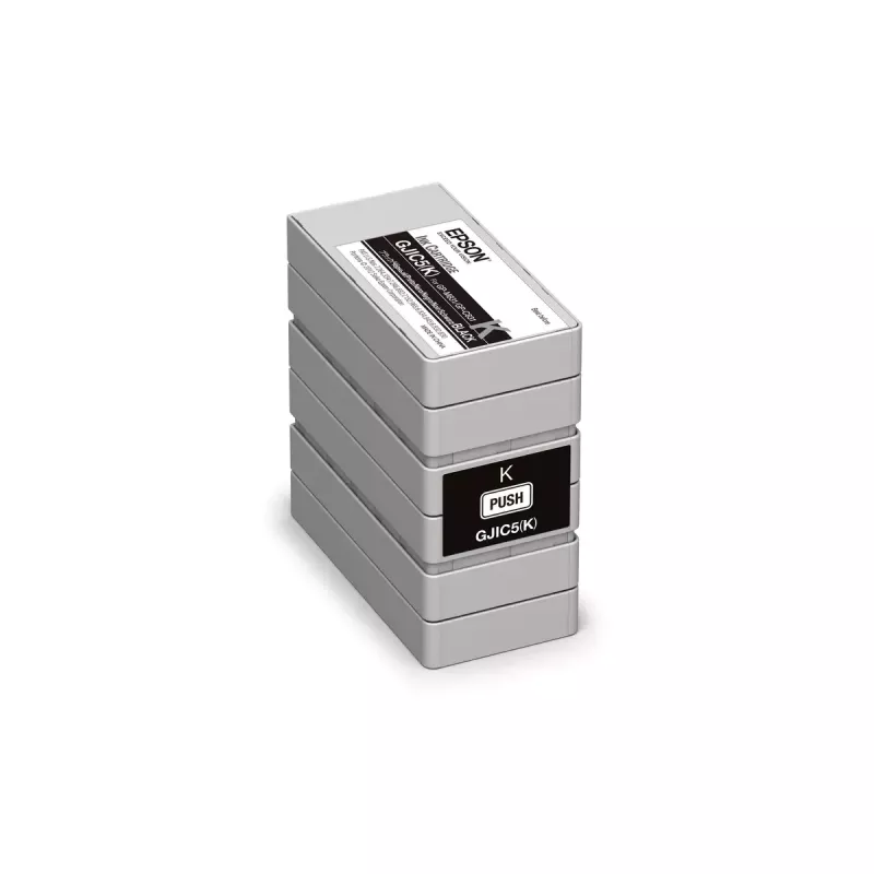 Epson GJIC5(K): Originalus juodas rašalo kasetė, skirta ColorWorks C831 ir GP-M831