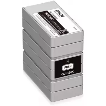 Epson GJIC5(K): Originalus juodas rašalo kasetė, skirta ColorWorks C831 ir GP-M831