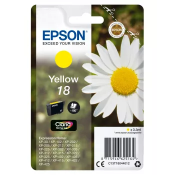 Epson Daisy Singlepack Geltona 18 Claria Home Ink