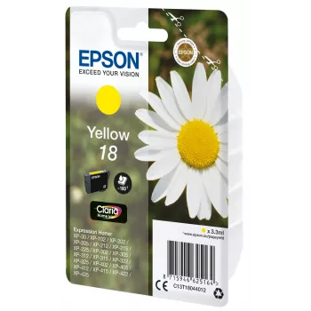 Epson Daisy Singlepack Geltona 18 Claria Home Ink