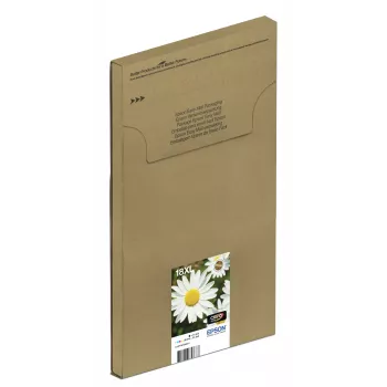 Epson Daisy Multipack 4 spalvų 18XL EasyMail, didelės talpos (XL), juoda, žydra, purpurinė, geltona, 11,5 ml, 6,6 ml, 1 vnt., multipaketas