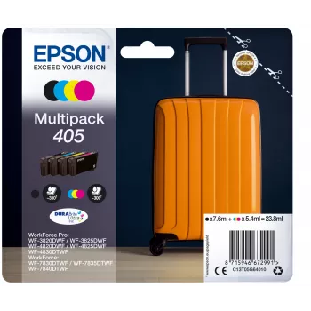 Epson 405 originali rašalo kasetė, 1 vnt., standartinės išeigos, juoda, žydra, purpurinė, geltona
