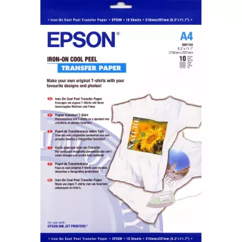 Epson popierius perkėlimui lygintuvu - A4 - 10 lapų