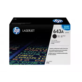 Tonero kasetė HP 643A Q5950A 13000 puslapių juoda