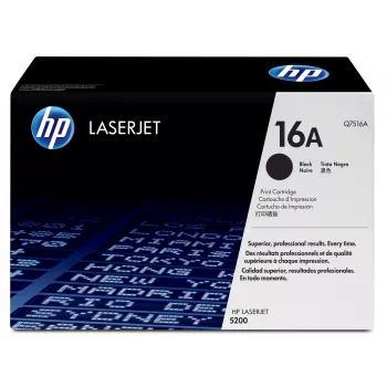 HP 16A juodas originalus LaserJet tonerio kasetė