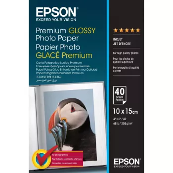 Epson Premium Glossy Photo Popierius - 10x15 cm - 40 lapų
