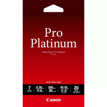Fotopopierius Canon PT-101 Pro Platinum 4x6 coliai - 20 lapų