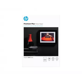 HP Premium Plus Satin nuotraukų popierius 300 g/m² A4 (210 x 297 mm) 20 lapų