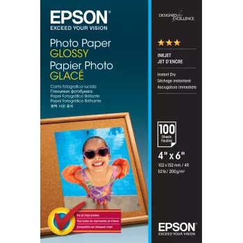 Epson blizgus fotopopierius 10x15 cm, 100 lapų