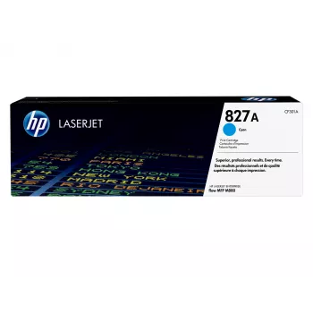 Originalus HP 827A žalsvai mėlynas (Cyan) toneris LaserJet, 32000 puslapių