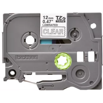 Juosta etiketėms Brother TZE-135 12mm juoda ant baltos