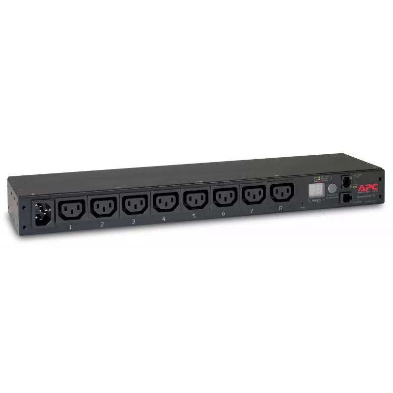 APC AP7820B maitinimo paskirstymo įrenginys (PDU) 8 AC lizdai 0U/1U Juoda