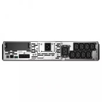 APC Smart-UPS X SMX2200RMHV2U - 2200VA, 8x C13 + 1x C19 lizdai, USB, praplečiamas veikimo laikas
