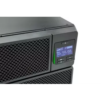 APC Smart-UPS On-Line SRT8KRMXLI – 8 kW/VA, 6x C13 + 4x C19 + vienfazė išvestis, montuojamas į stelažą, integruota tinklo valdymo kortelė
