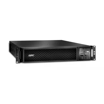 APC Smart-UPS On-Line, 3kVA, stelažinis 2U, 208V/230V, 6x C13 + 2x C19 IEC lizdai, SmartSlot, prailgintas veikimo laikas, su bėgeliais