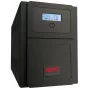 APC Easy UPS 1 fazė Line Interactive, 1000VA, Tower, 230V, 6 IEC C13 lizdai, AVR, Sausas kontaktas, LCD, be tinklo kortelės palaikymo